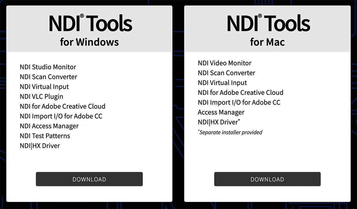 Download NDI Tools