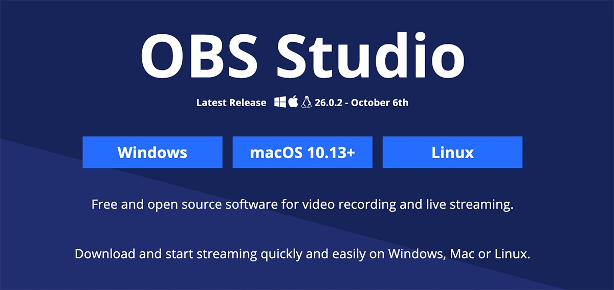 Download OBS Studio